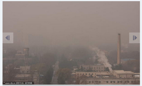 異常気象？　中国で大規模濃霧発生 / 中国人「世界の終わりを感じる」