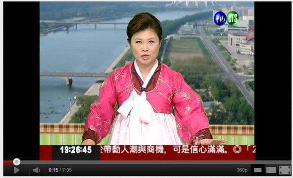 【動画あり】台湾ニュース番組でアナウンサーが北朝鮮看板アナウンサーのコスプレ＆モノマネ、物議を醸す