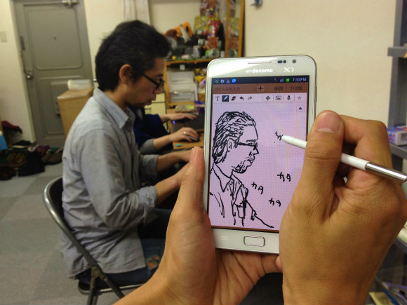 お絵描き好き必見 タッチペンつき大画面5インチスマホ Galaxy Note は意外と 描ける し遊べるぞーッ ロケットニュース24