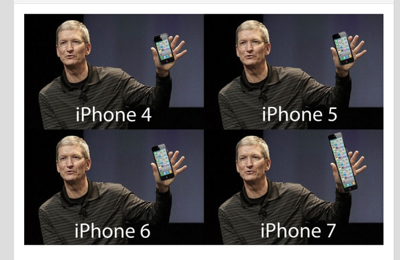 iPhone5が発表された当日に早くもiPhone6、7のデザインが話題に