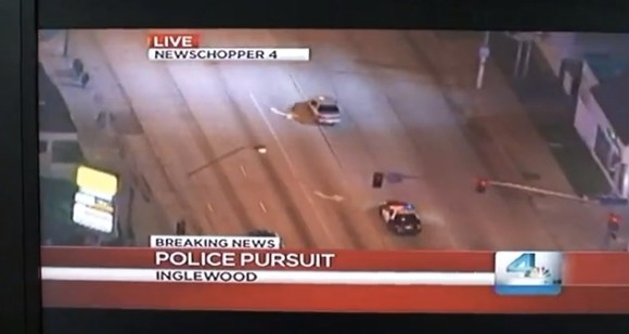Inglewood Police Chase