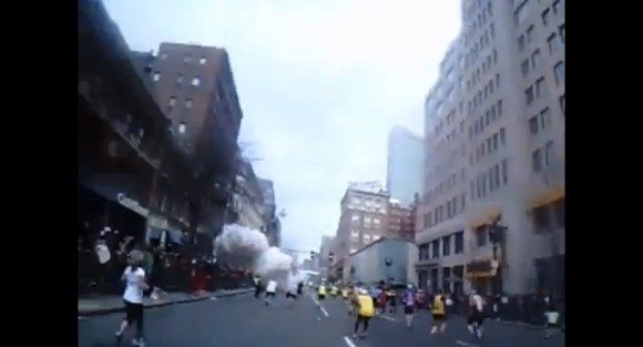 Runner captures Boston Marathon explosion