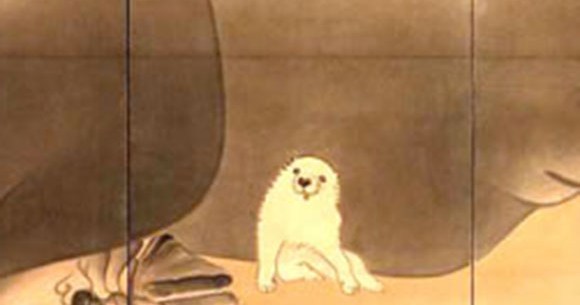 キュン死 江戸時代の屏風に描かれたワンコが超絶可愛いと話題に ロケットニュース24
