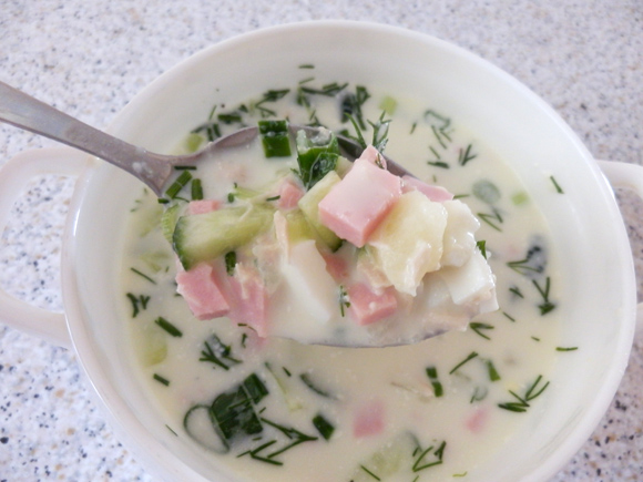 【ナターシャ通信】暑い夏に体を冷やす冷たいスープのレシピです！ 食べた後に涼しくなるよ！