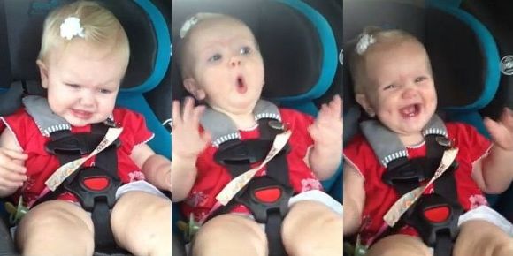 車内でグズりだした赤ちゃんが ケイティー ペリーの曲 が流れたとたん超ノリノリに カワイ過ぎてビデオ再生回数10万回突破 ロケットニュース24
