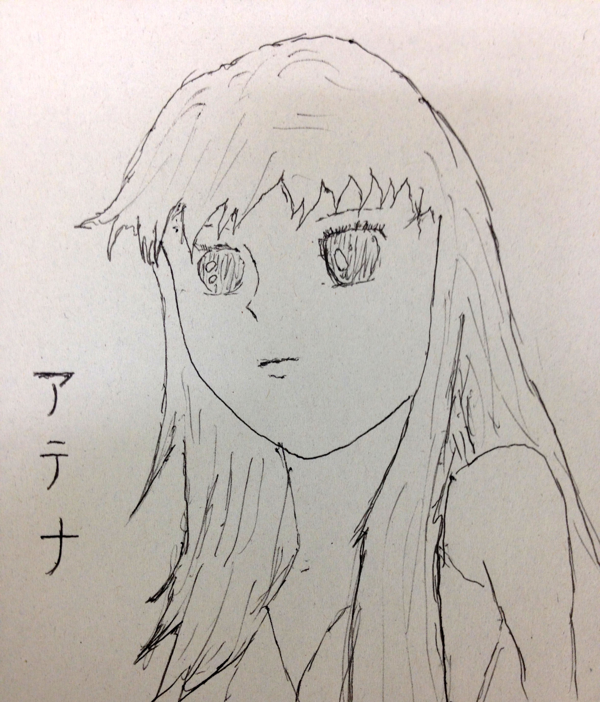 未来的な女性キャラクター 鉛筆画 往年の名作アニメ・漫画に登場する美少女キャラたちの萌えキャラNo.1を