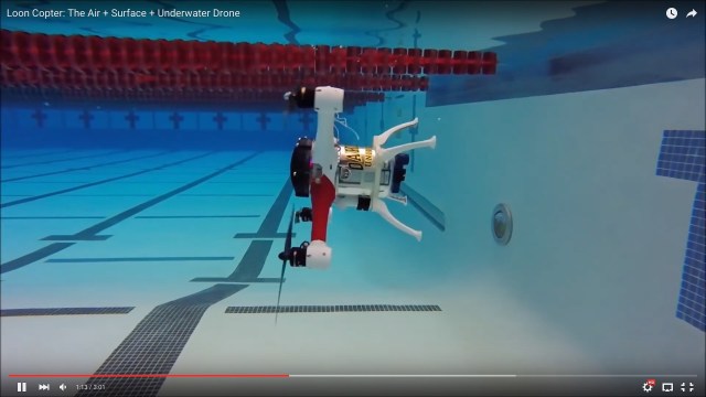 【動画】水没だって怖くない！ 潜水可能な「水空両用ドローン」が完全にミッションインポッシブル