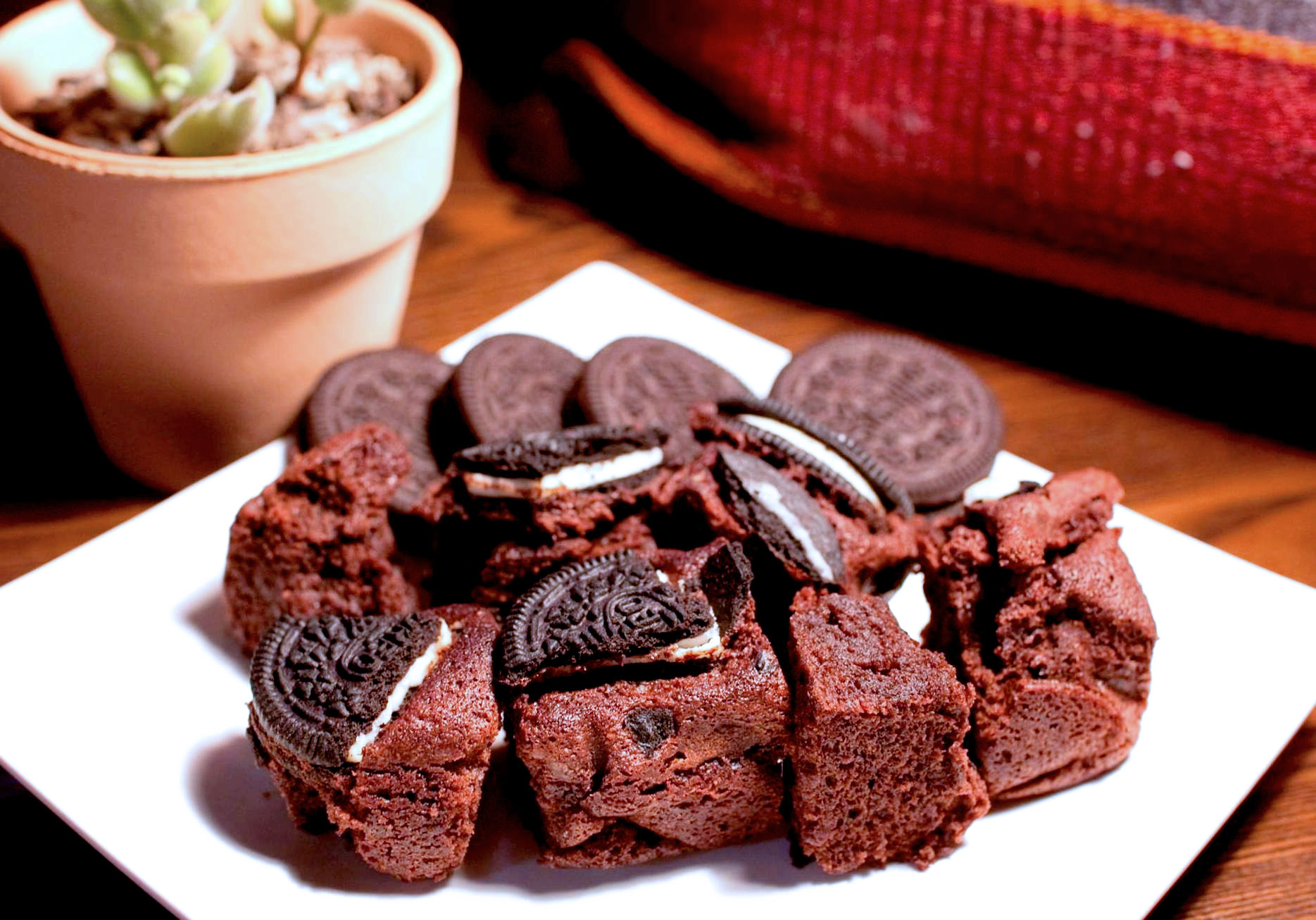 ピーナッツバターオレオブラウニーのレシピ