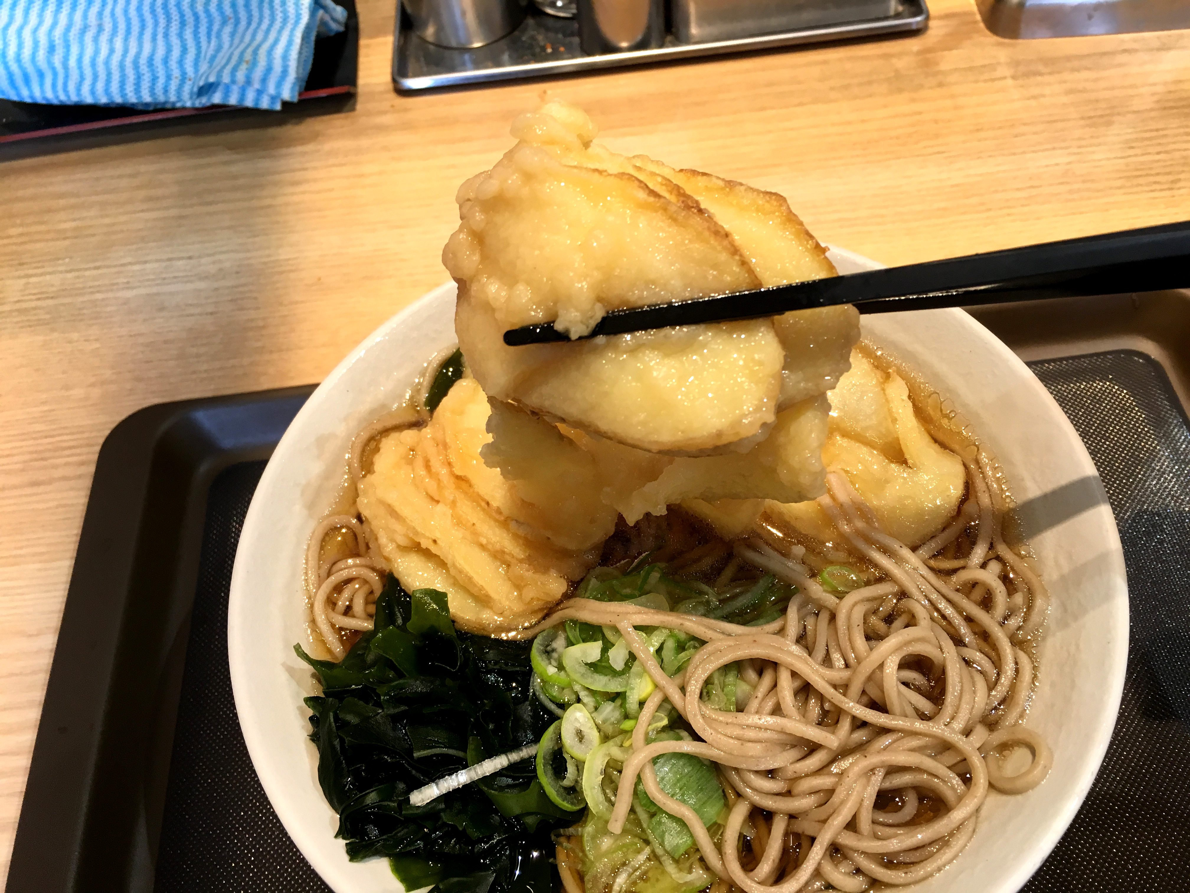 立ちそば放浪記】ポテトそばの上位メニュー！ 「トルネードポテトそば
