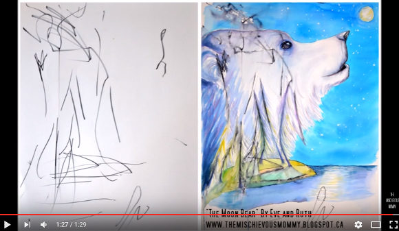 子供の落書きがアーティストの手によって芸術作品に！ コラボの一部始終を記録した動画に目が釘付け!!