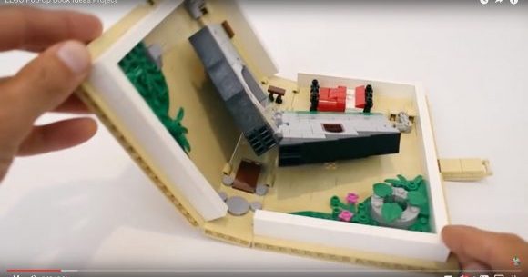 動画あり これは欲しい 飛び出す絵本を再現したlego が海外で話題 ロケットニュース24