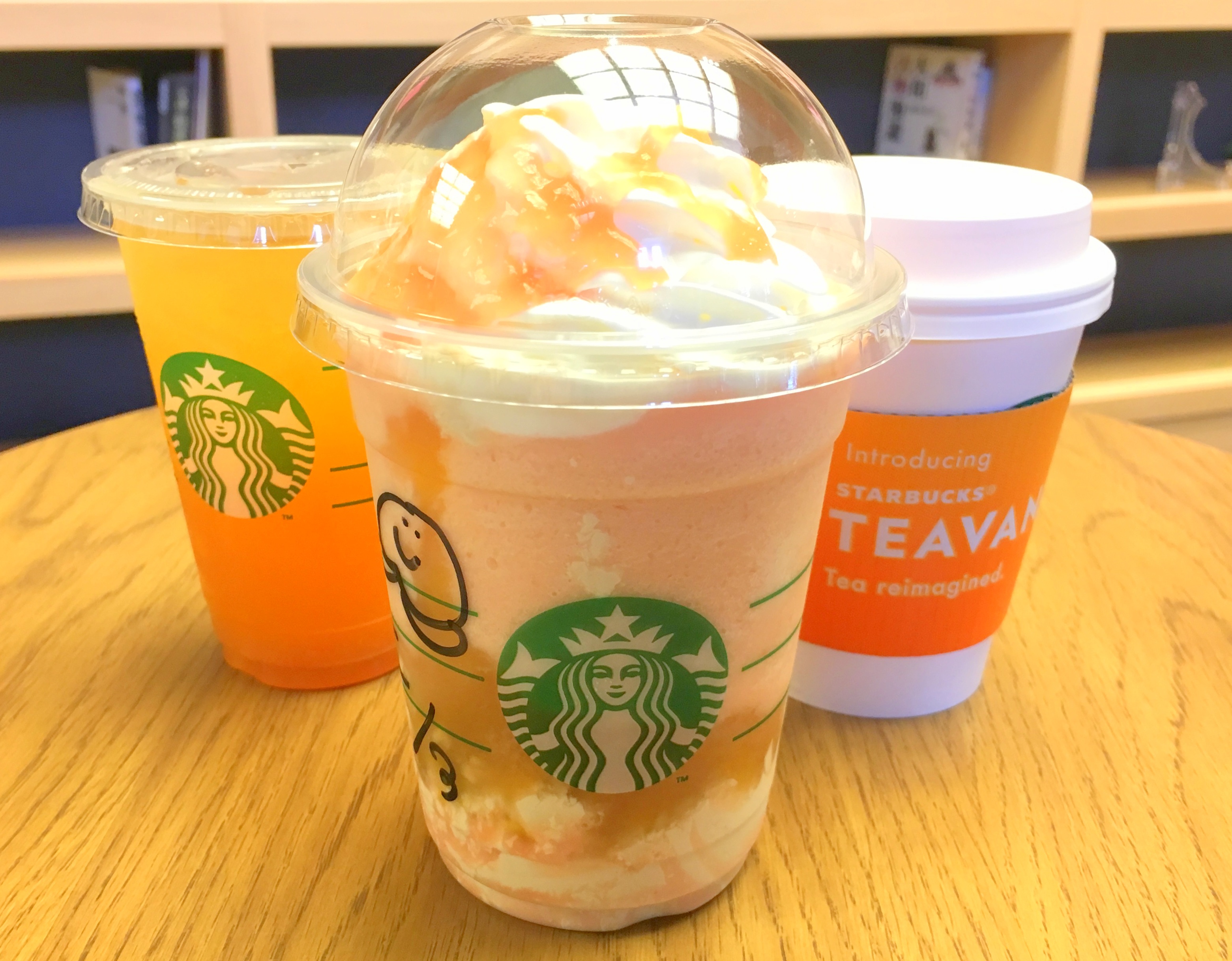 スタバの新作 ネクタリンピーチクリームフラペチーノ など3品を飲んでみた 生まれ変わった ティー は秋にピッタリのウマさでリピート確実 ロケットニュース24