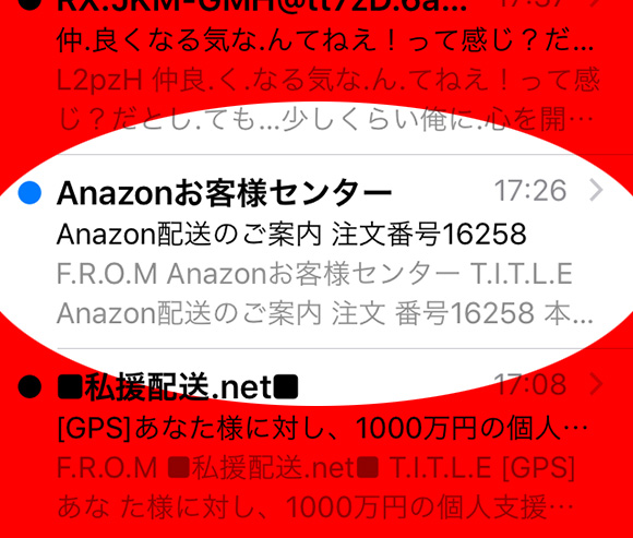 【実録】Amazonっぽい迷惑メール「Anazon（アナゾン）」は本当に何の面白みもないクソ迷惑メールなので要注意