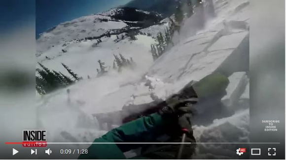 まさに九死に一生！ 雪崩に巻き込まれたスノーボーダーの視点映像がこれだ!!
