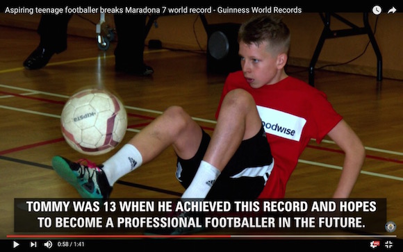 衝撃動画 13歳サッカー少年の妙技 マラドーナ7 がスゴすぎ 圧巻のリフティング技術でギネス世界記録を樹立 ロケットニュース24