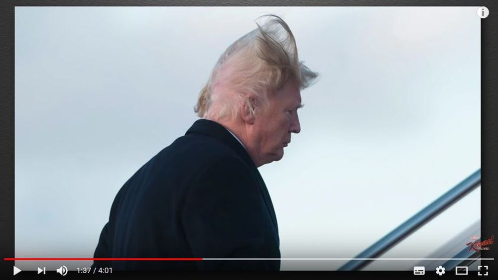 トランプ大統領の髪が突風で煽られて ハゲ部分が露出する 事態に 美容師のコメント ポマードが5缶はいるな など ロケットニュース24