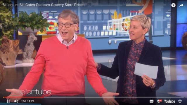 こちらがビル・ゲイツの金銭感覚が一発で分かる動画です / 大富豪が「日用品の価格を当てるクイズ」をやった結果