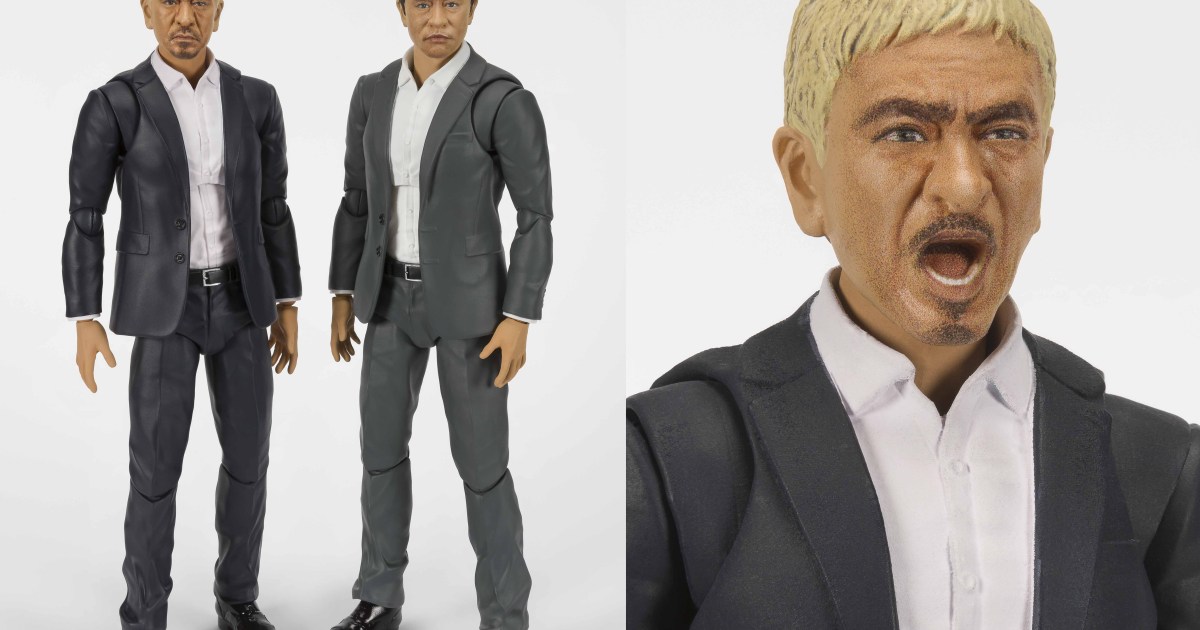 なんでやねん 松本人志と浜田雅功の超絶クオリティーフィギュアが登場 全身18カ所可動でダウンタウンの漫才を完全再現できるぞ ロケットニュース24