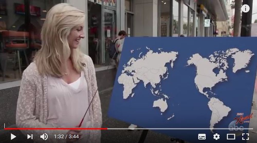 アメリカ人に世界地図を見せて地理の質問をした結果 が酷すぎた って動画 母国の場所が分からない人も ロケットニュース24