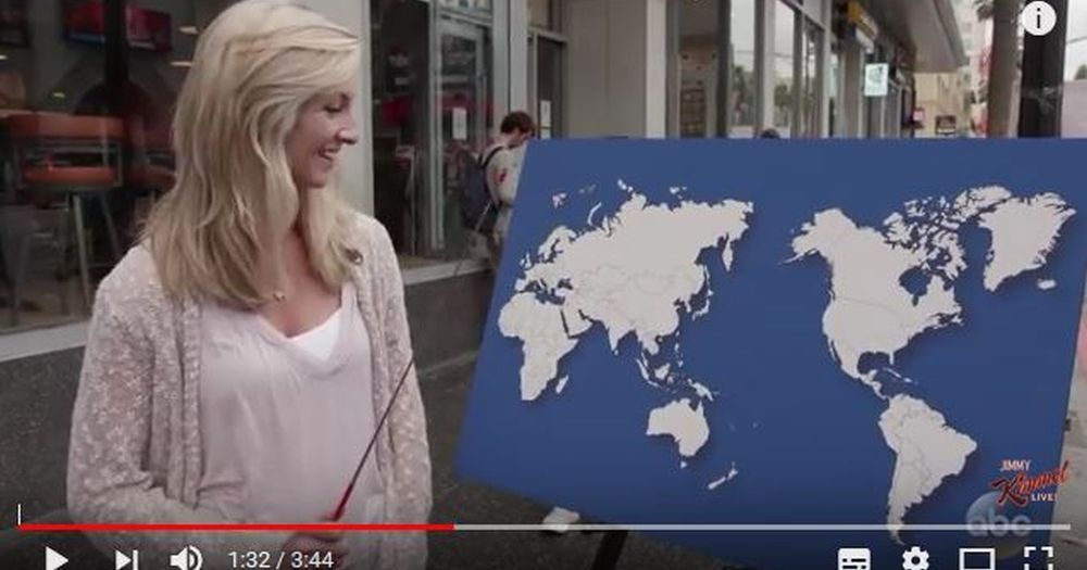 アメリカ人に世界地図を見せて地理の質問をした結果 が酷すぎた って動画 母国の場所が分からない人も ロケットニュース24
