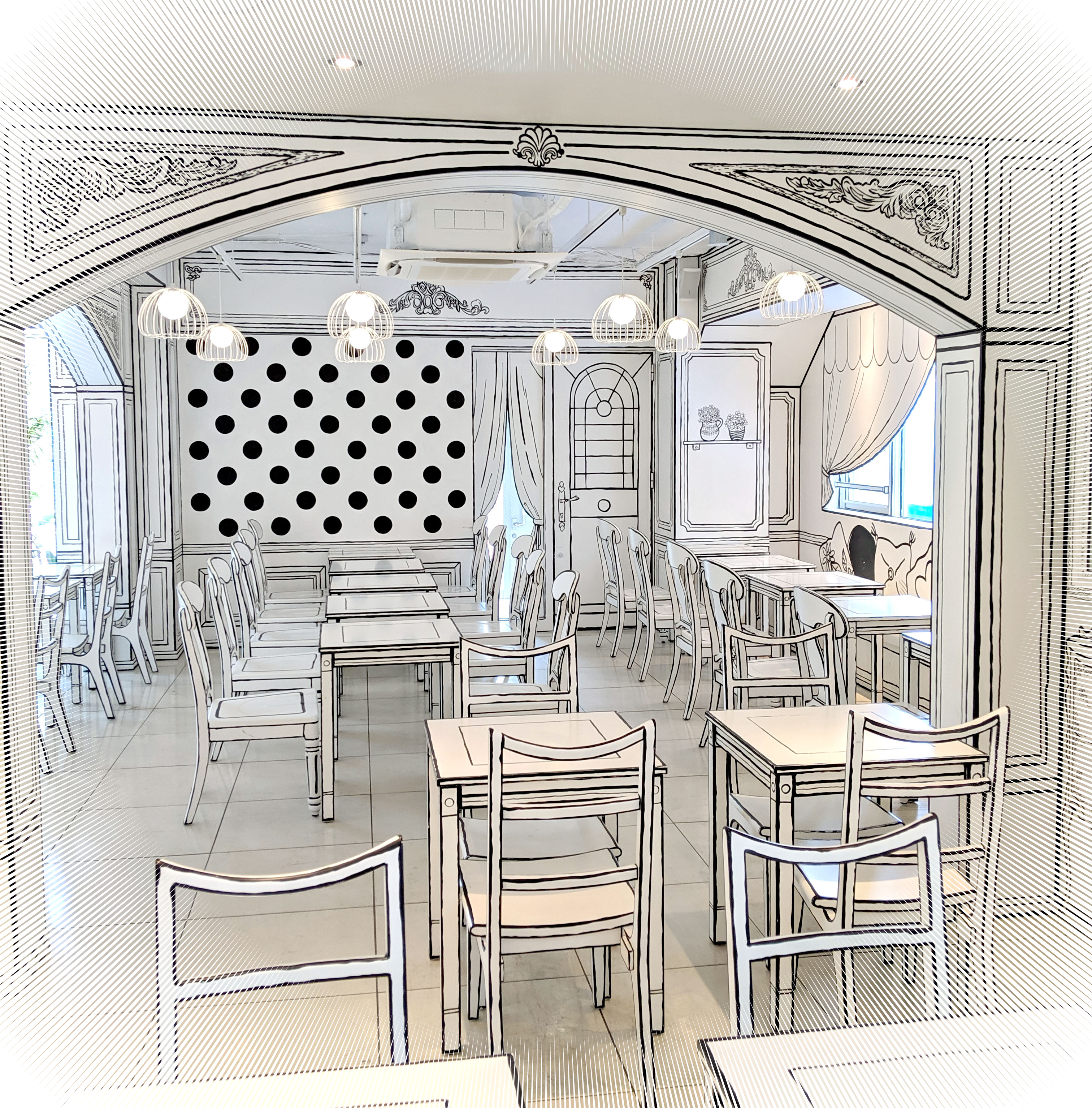 まるで漫画のなかに入ったみたい 内装全部が2次元に見える 2d Cafe がスゴイ 東京 新大久保 ロケットニュース24