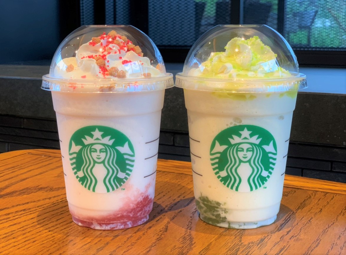 スタバ新作】リンゴがたっぷり入った2種類の『アップルフラペチーノ