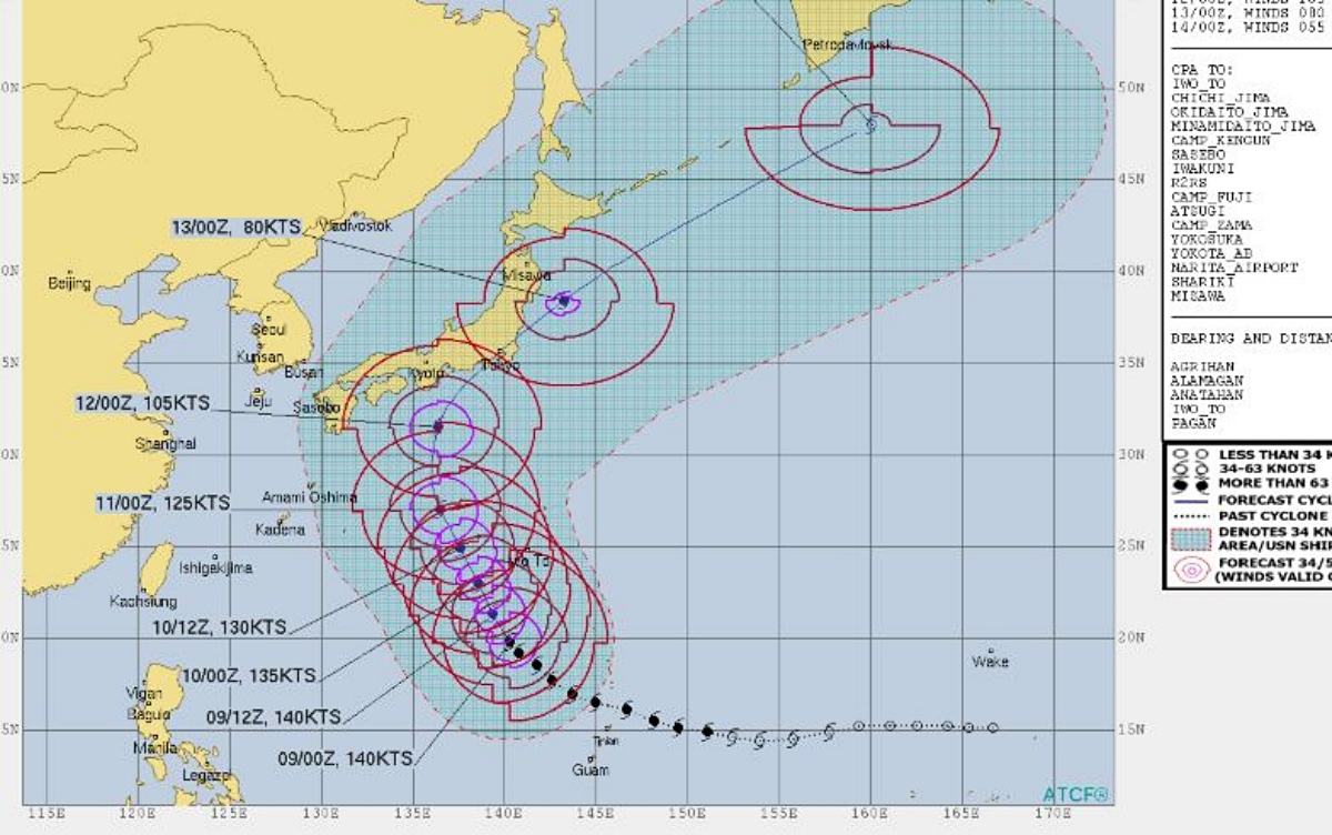 台風19号 週末に関東直撃 は本当なのか 各国の進路予想を見てみた結果 絶望しかなかった ロケットニュース24