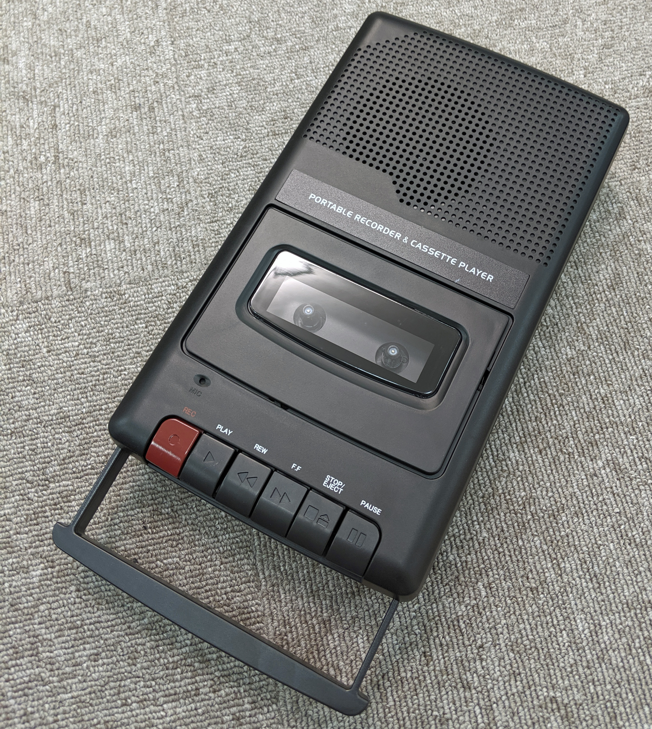 さざなみカセットテープレコーダー懐かしのカセットプレーヤー昔のカセット再生に録音可能CTR-300