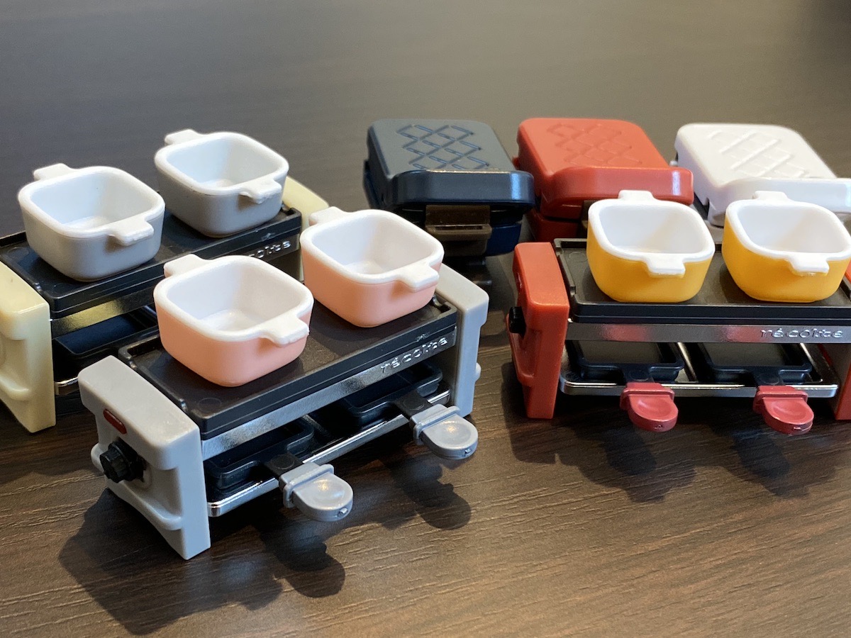 ガチャガチャ】脳がバグる! ラクレット調理器「メルト」のカプセル