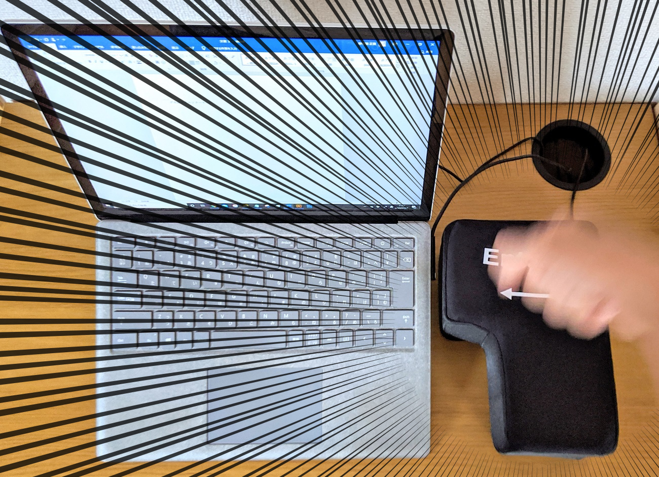 ゴミだった デカ過ぎる Enterキー を買って1発叩いてみたら信じられないレベルの怪奇現象が発生したでござる ロケットニュース24