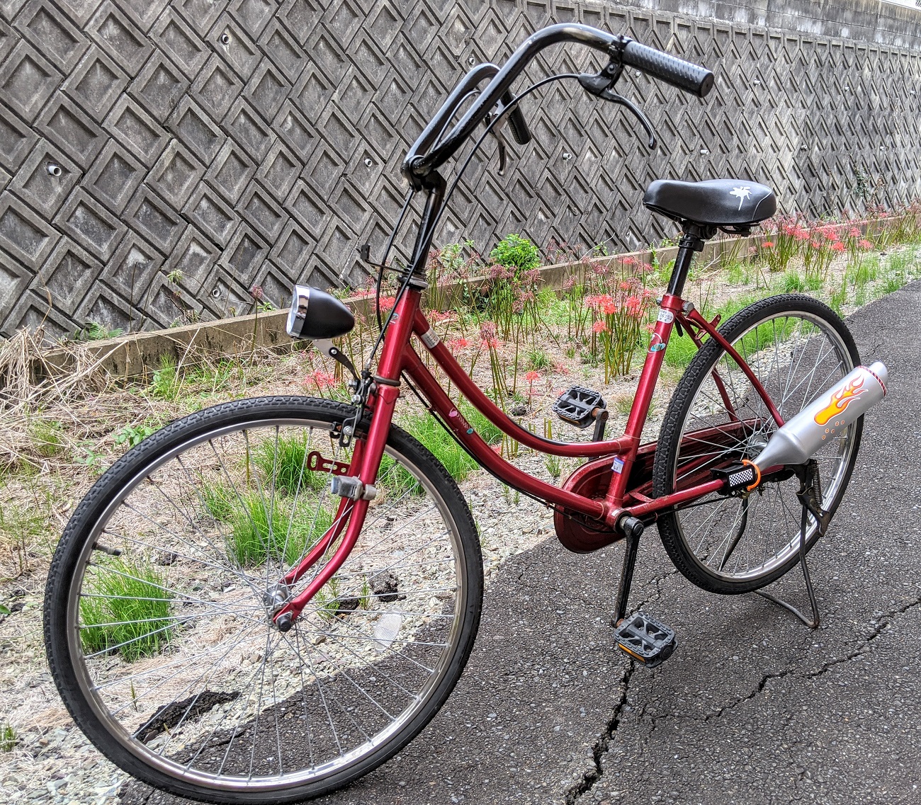 自転車 ウィリー ママチャリ