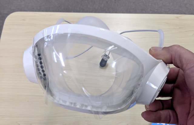空気洗浄ファン透明マスク「エアイングマスク」を試してみた！ 未知の製品を購入する時は十分に注意しよう