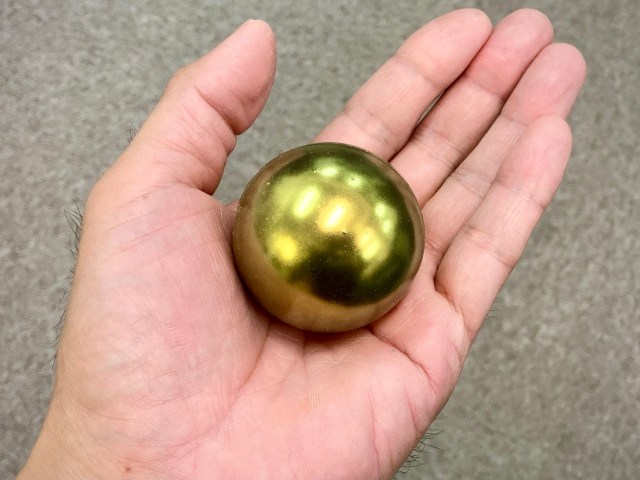 【金色】メタリックスーパーボールを作ってみた / まるで満月のような神秘的ビジュアル