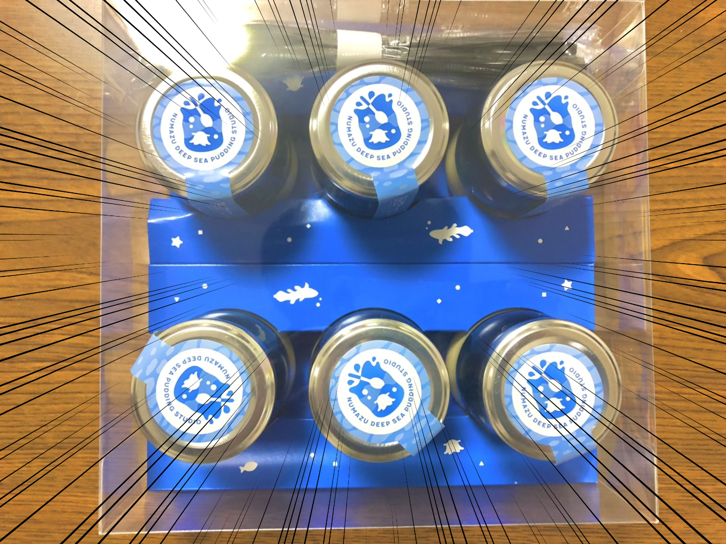 こんなに真っ青なプリンがあるなんて…！ 静岡発の「深海プリン」が