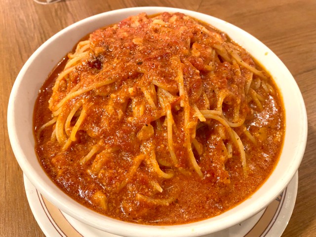 【死闘】カプリチョーザで1番高い『トマトとニンニクのスパゲティ / トリプル（3070円）』を食べてみた / ファミレスの1番高いメニュー全部食う：第15回