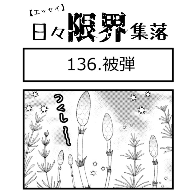 【エッセイ漫画】日々限界集落 136話目「被弾」