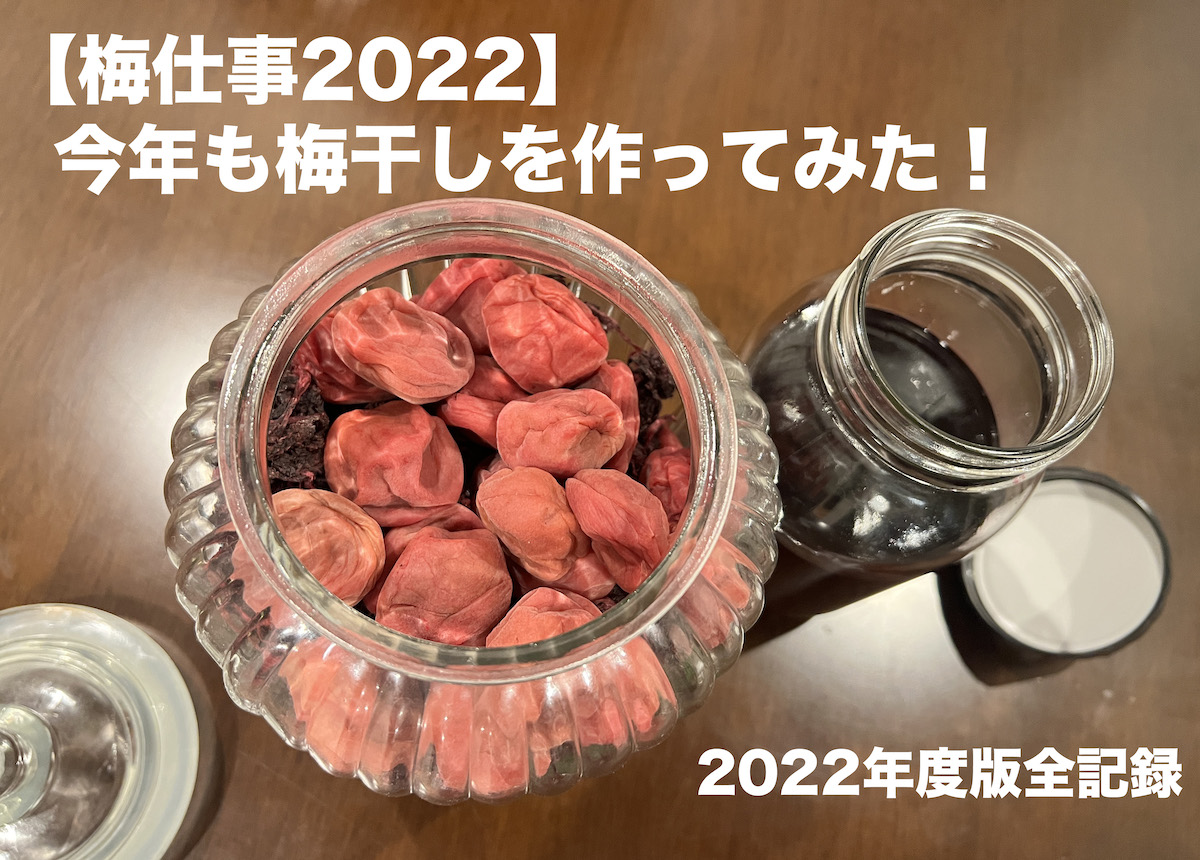 梅仕事】今年も梅干しを作ってみた！ 2022年度版全記録 | ロケット