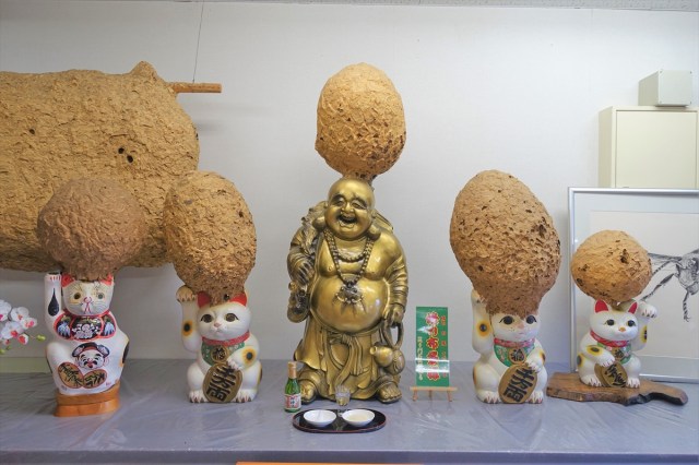 【ギネス認定】世界一のハチの巣が展示された珍スポット『蜂天国』に行ってみた / マジでデカすぎる “蜂富士山” は必見！