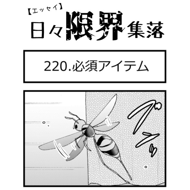 【エッセイ漫画】日々限界集落 220話目「必須アイテム」