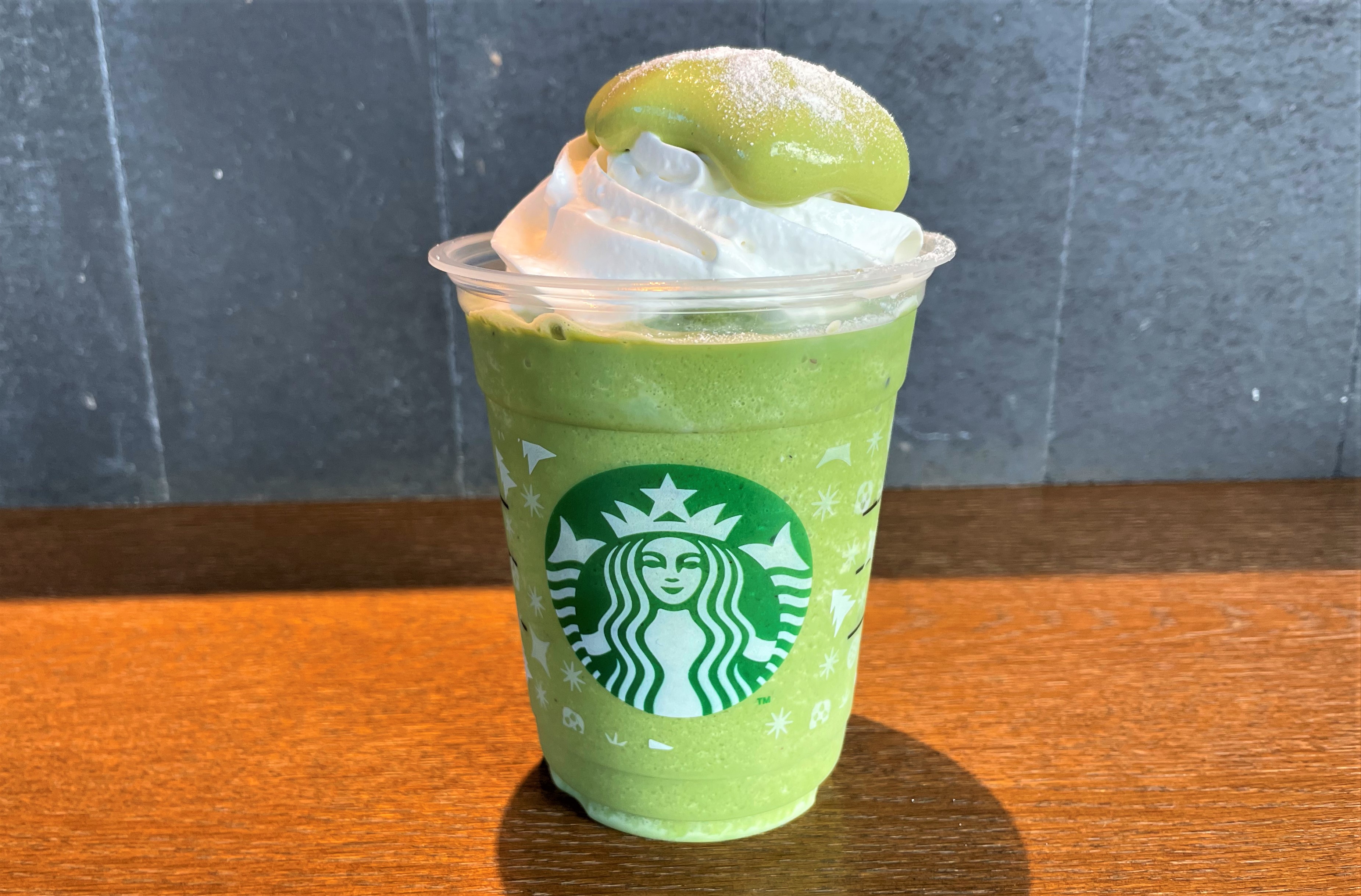 スタバ新作】『抹茶玄米茶 もち フラペチーノ』はとってもオメデタイ味