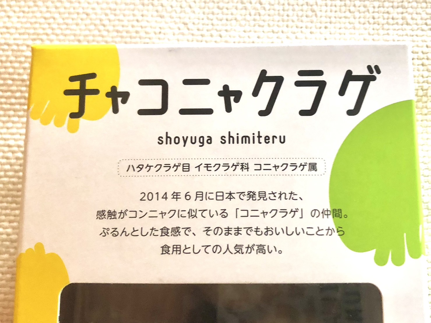 水族館のお土産コーナーに置かれていた「こんにゃく」を二度見した話