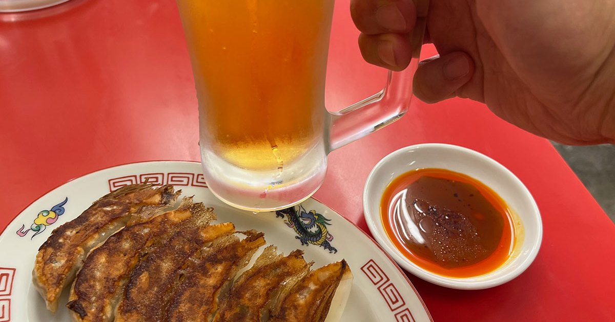 大阪王将に「生ビールと餃子を500円」で販売する店舗があるんだけど…それ餃子0円じゃね？ 会社を早退して行ったら大正解だった / ただし注意点も