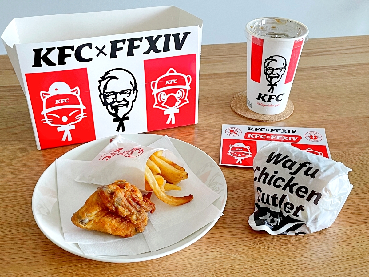 KFC  ff14 コラボ　ステッカー