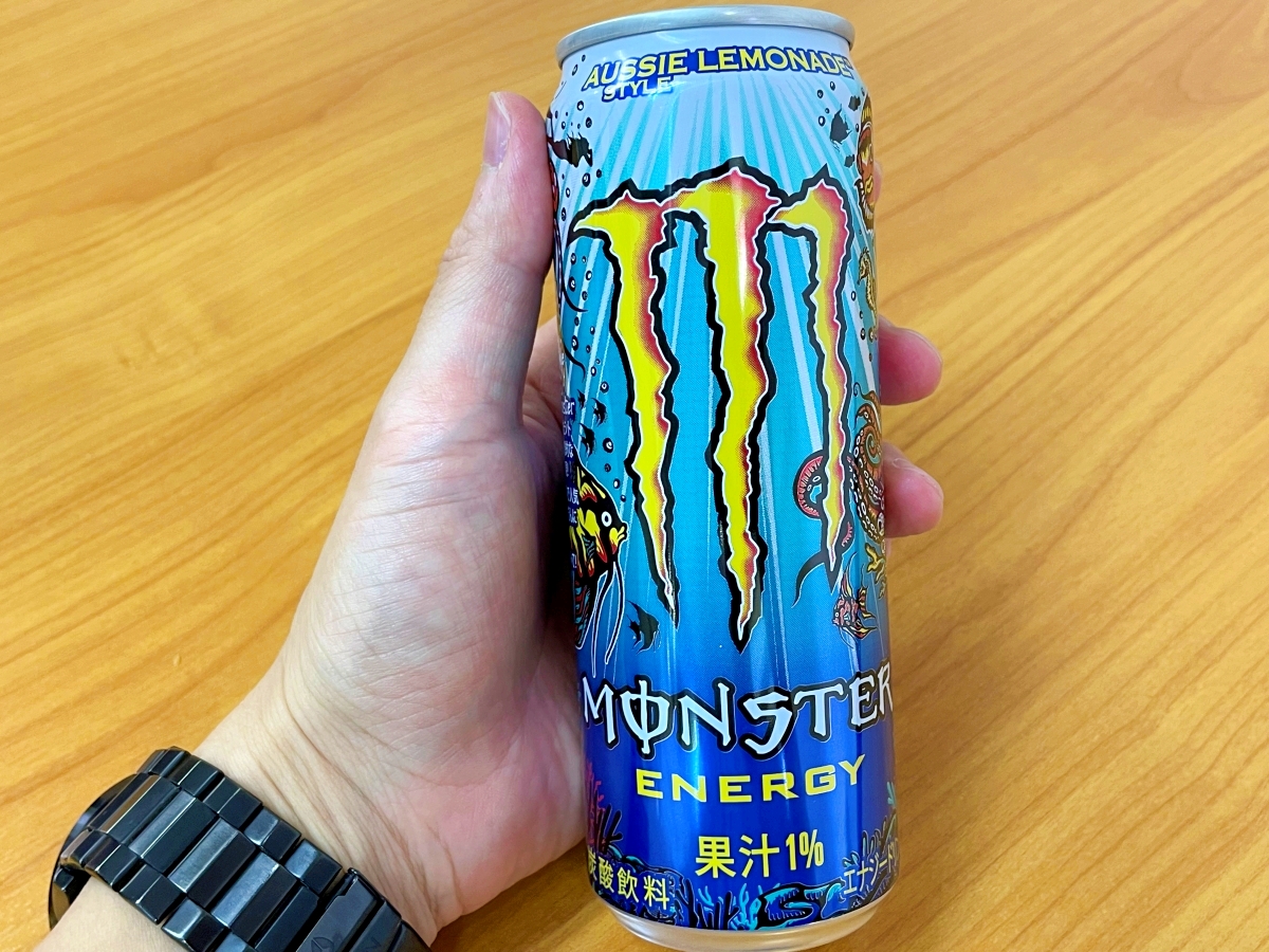 おい】モンスターエナジーの新味『オージースタイルレモネード』、果汁