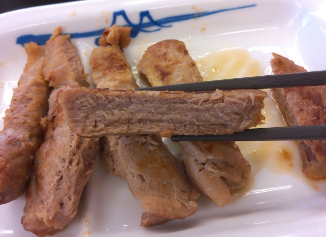 松屋の店舗限定「京風豚ステーキ定食」を食べてみた / 注目は西京味噌