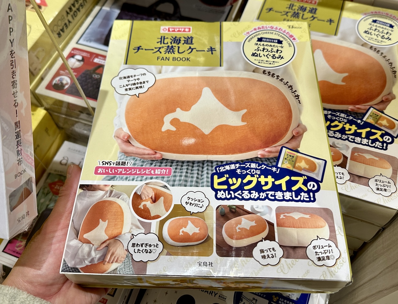 デカい】北海道チーズ蒸しケーキ公式ファンブックの付録「巨大な北海道