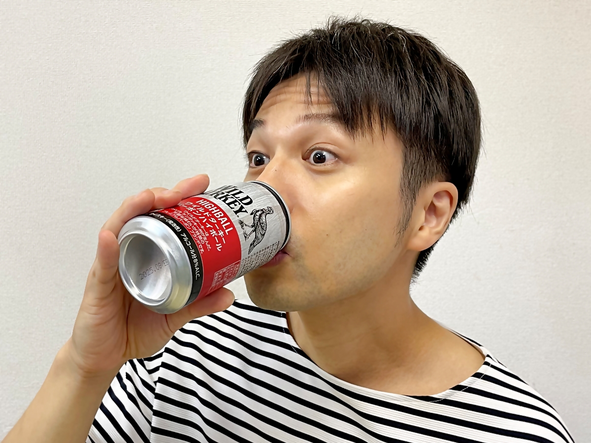 ワイルドターキーの「バーボンハイボール」缶が本格派すぎてバーに