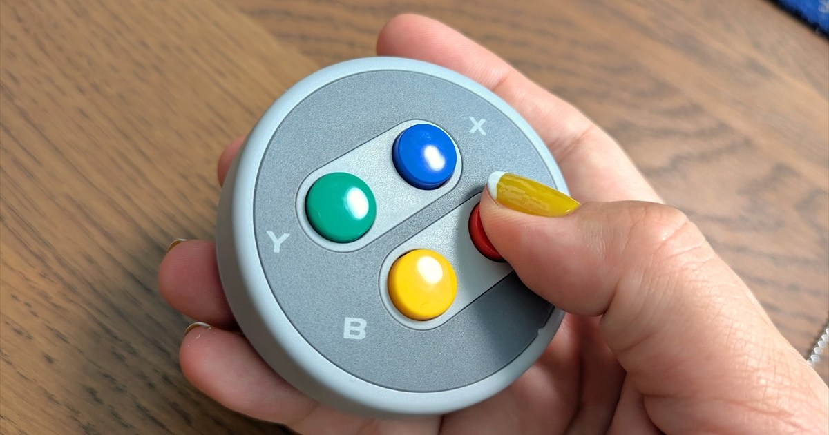 任天堂ゲーム機のコントローラーを完全再現！ 『コントローラーボタン 