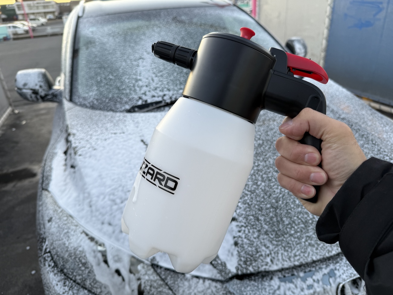 洗車 電動 スプレー ガン コメリ コメリ CRUZARD 泡洗車用フォームガン