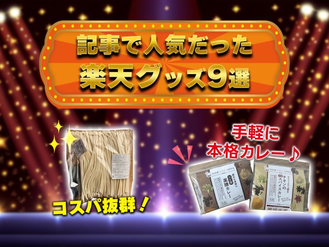 記事で紹介して実際に売れまくったグッズ9選 / 楽天市場編